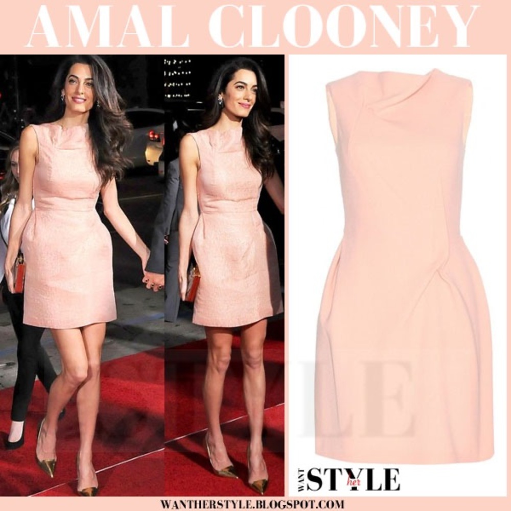 Gorgeous Roland Mouret Dress 🇬🇧 Size 10 Same As Amal Clooney